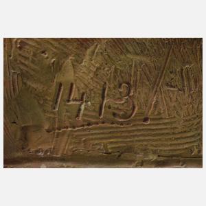 Goldscheider Wien "Korbflechter"