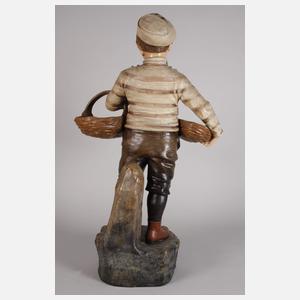 Johann Maresch Aussig Marktjunge mit Körben