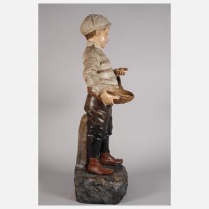 Johann Maresch Aussig Marktjunge mit Körben