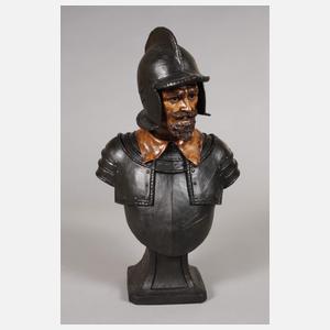 Goldscheider Wien Büste Don Quijote