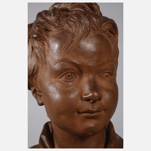nach Jean-Antoine Houdon, Kinderbüste