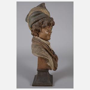 Goldscheider Wien "Italienischer Knabe Alvalore"