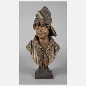 Goldscheider Wien "Italienischer Knabe Alvalore"