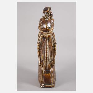 Carl Reschke, Steinzeug Skulptur "Don Quijote"