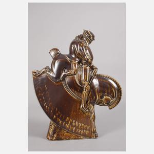 Carl Reschke, Steinzeug Skulptur "Don Quijote"