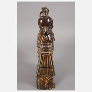 Carl Reschke, Steinzeug Skulptur "Don Quijote"