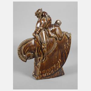 Carl Reschke, Steinzeug Skulptur "Don Quijote"