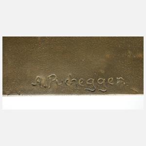 Anton Puchegger, Uhrengehäuse mit Vollblutpferd