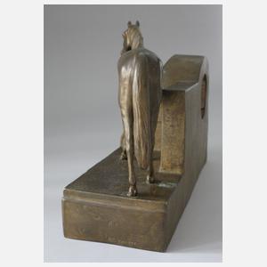 Anton Puchegger, Uhrengehäuse mit Vollblutpferd