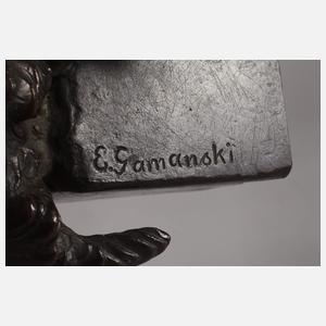 Edmund Gomanski, balzender Auerhahn