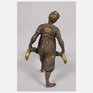 Kleinbronze Paar Zirkusartisten