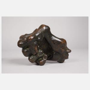 Übergroße Studie einer Faust