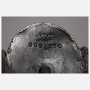 Modell einer Maske Silber