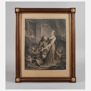 Pierre Alexandre Aveline, attr., "La Belle Cuisinière"