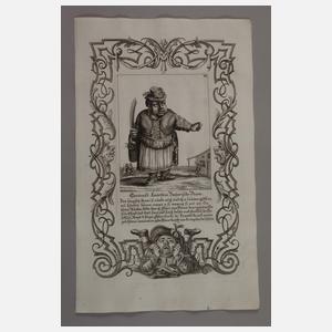 Elias Baeck, Graphikfolge Il Callotto resuscitato