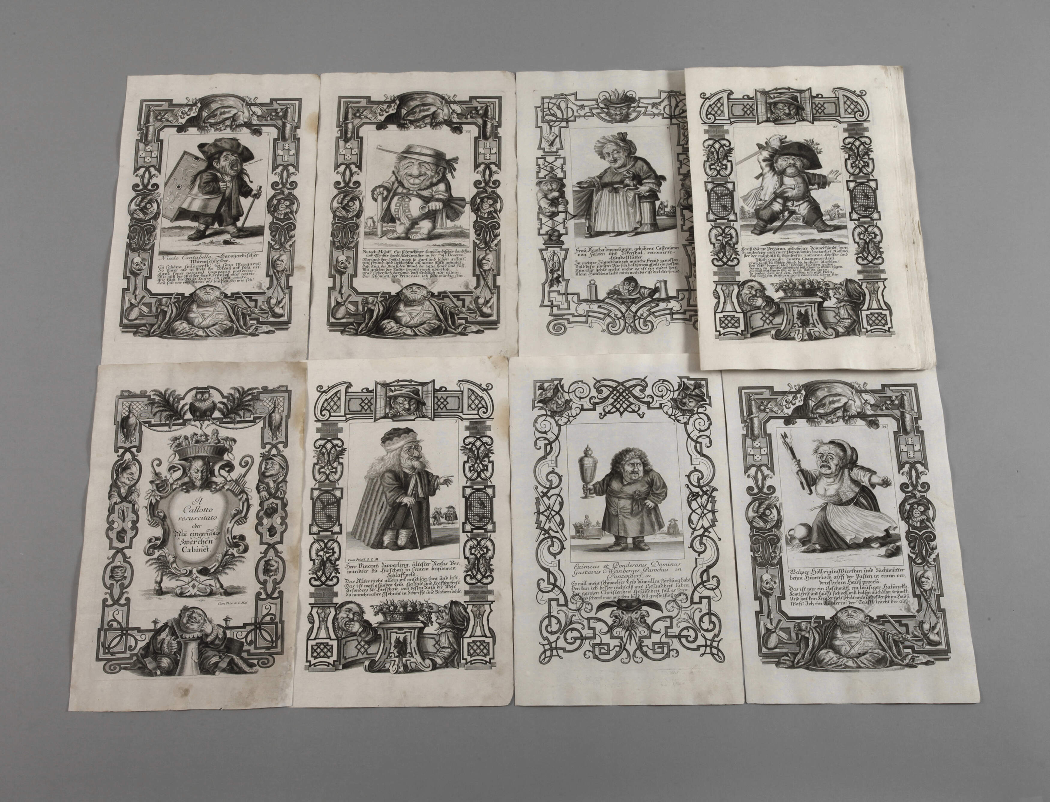 Elias Baeck, Graphikfolge Il Callotto resuscitato