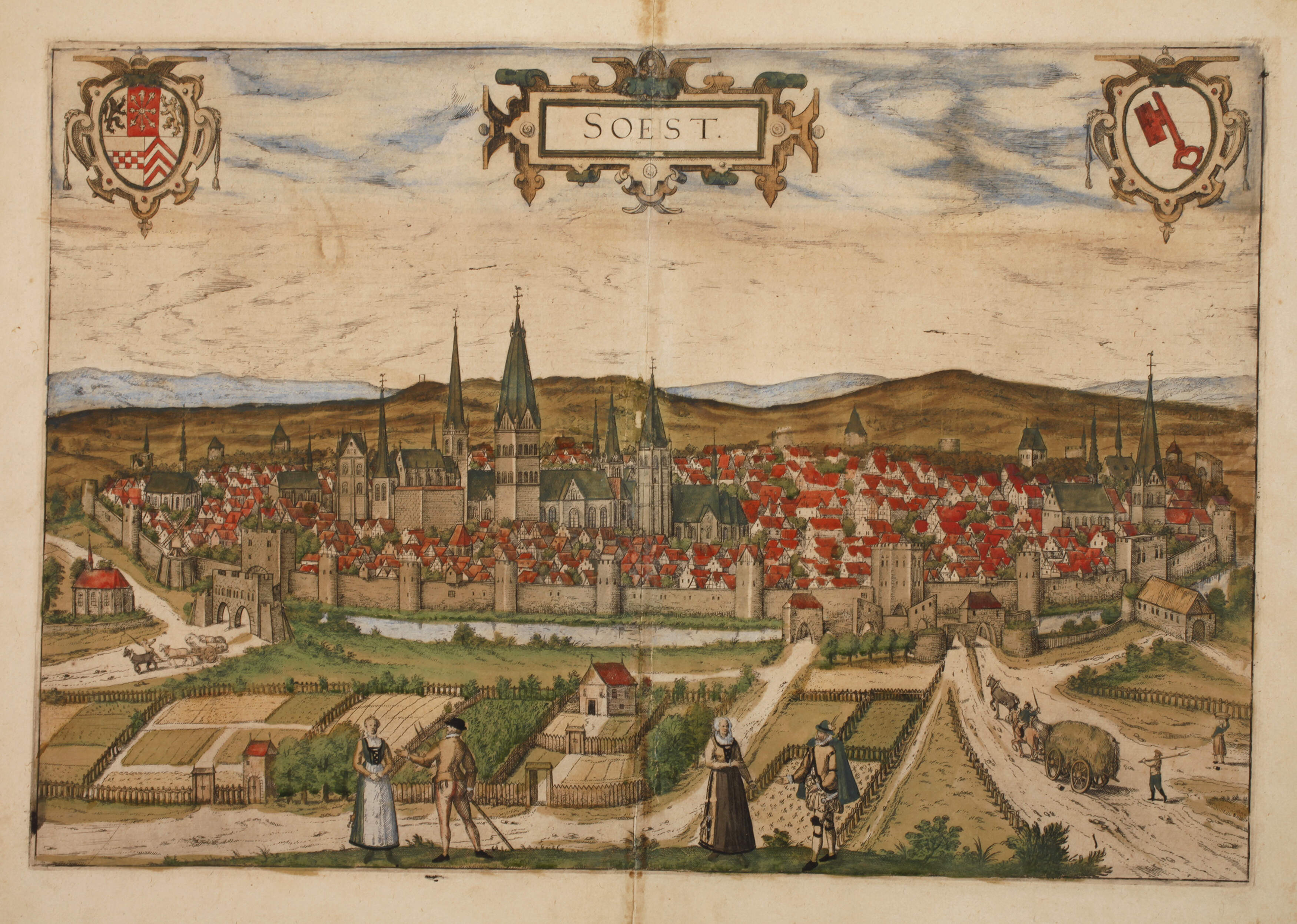 Braun & Hogenberg, "Soest"