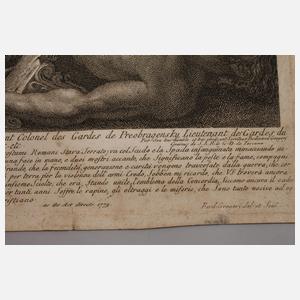 Ferdinando Gregori, Mars zieht in den Krieg