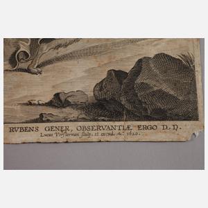 Lucas Vorsterman I, Lot verlässt die Stadt Sodom