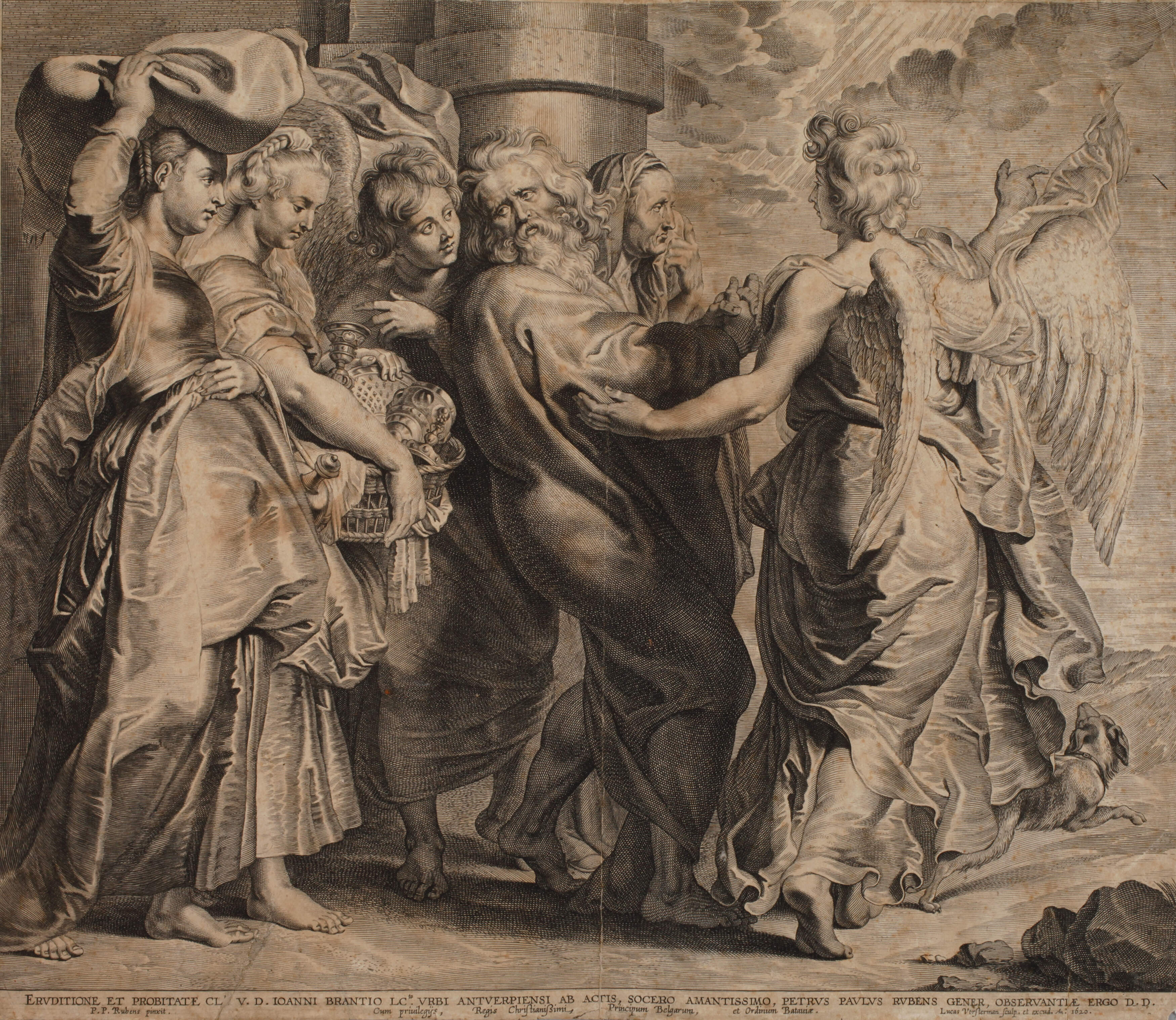 Lucas Vorsterman I, Lot verlässt die Stadt Sodom