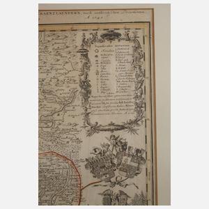 Homanns Erben, Karte Grafschaft Henneberg