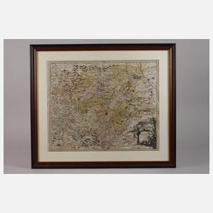 Johann Baptist Homann, Karte Thüringen