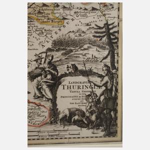 Johann Baptist Homann, Karte Thüringen