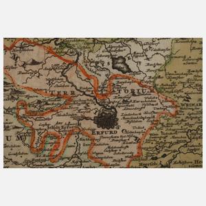 Johann Baptist Homann, Karte Thüringen