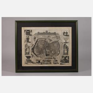 Daniël Stoopendaal, Plan von Jerusalem