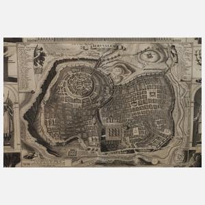 Daniël Stoopendaal, Plan von Jerusalem