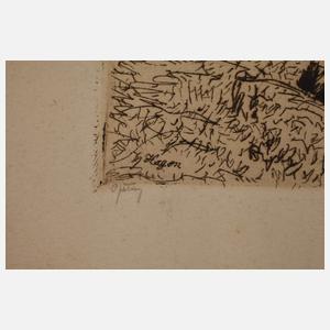 Prof. Theodor Hagen, Der Waldteich