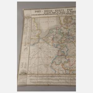 "Post-Reise-Karte von Deutschland"