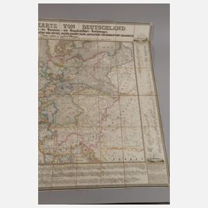 "Post-Reise-Karte von Deutschland"