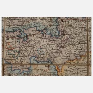 "Post-Reise-Karte von Deutschland"