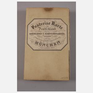 "Post-Reise-Karte von Deutschland"