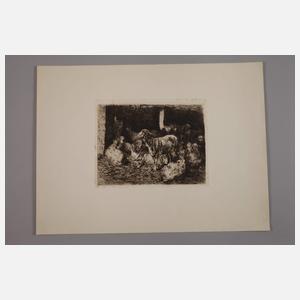 Konvolut Radierungen Brendel und Gleichen-Russwurm