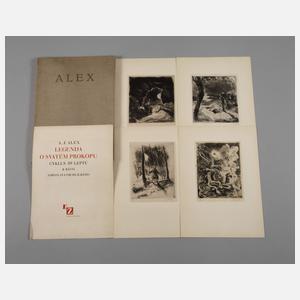 Adolf Jelinek Alex, Mappenwerk