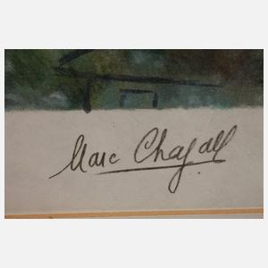 Marc Chagall, ”Bouquet de fleurs”