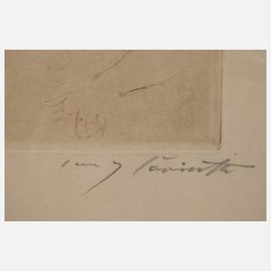 Prof. Lovis Corinth, "Im Bett I"