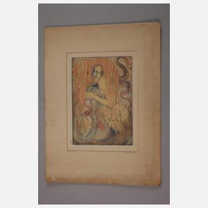 Henry Héran, "Spielendes Meerweib"