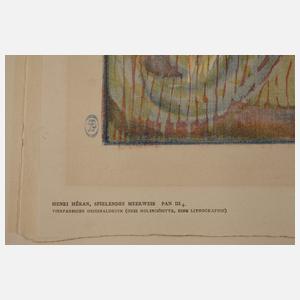 Henry Héran, "Spielendes Meerweib"