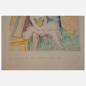 Gustav Hetzer, Blatt III aus "Zirkus-Zyklus"