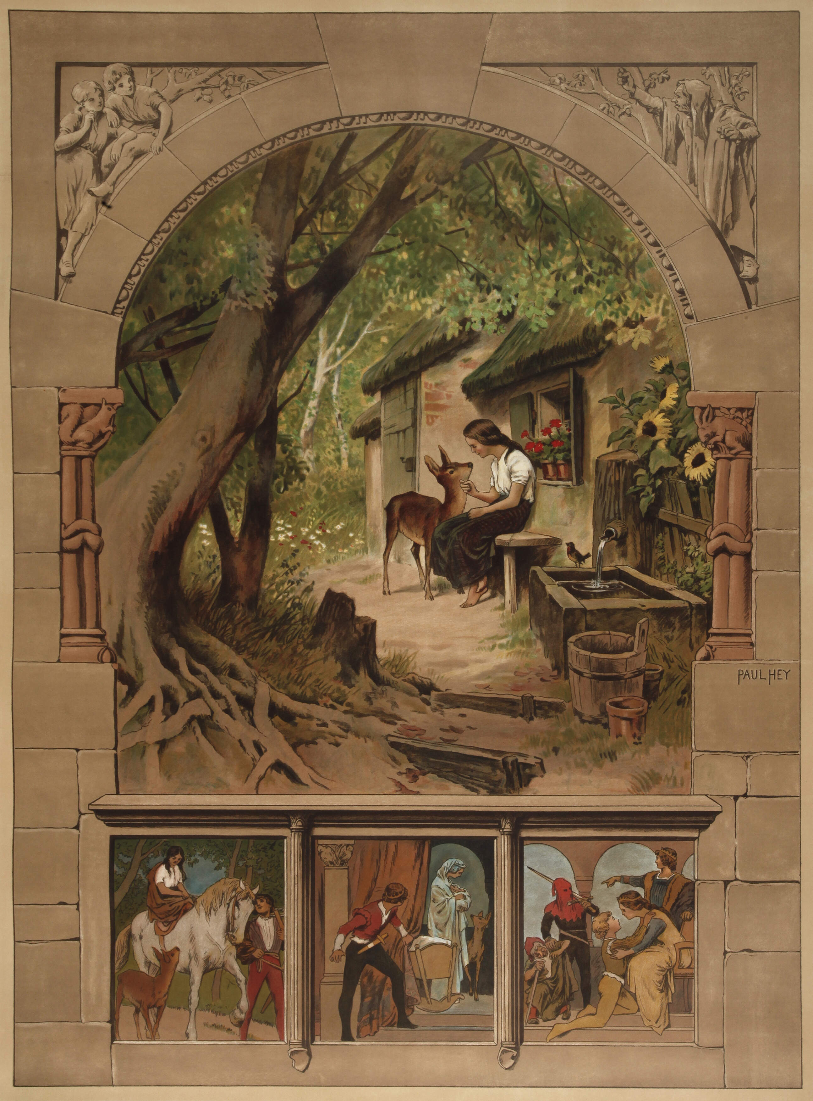 Prof. Paul Hey, "Brüderchen und Schwesterchen"