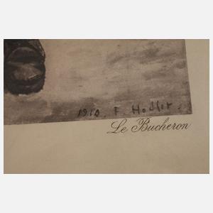 nach Ferdinand Hodler, "Der Holzfäller"