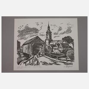 Karl Holfeld, Vier Landschaftsdarstellungen