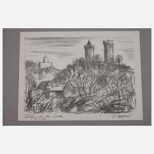 Karl Holfeld, Vier Landschaftsdarstellungen