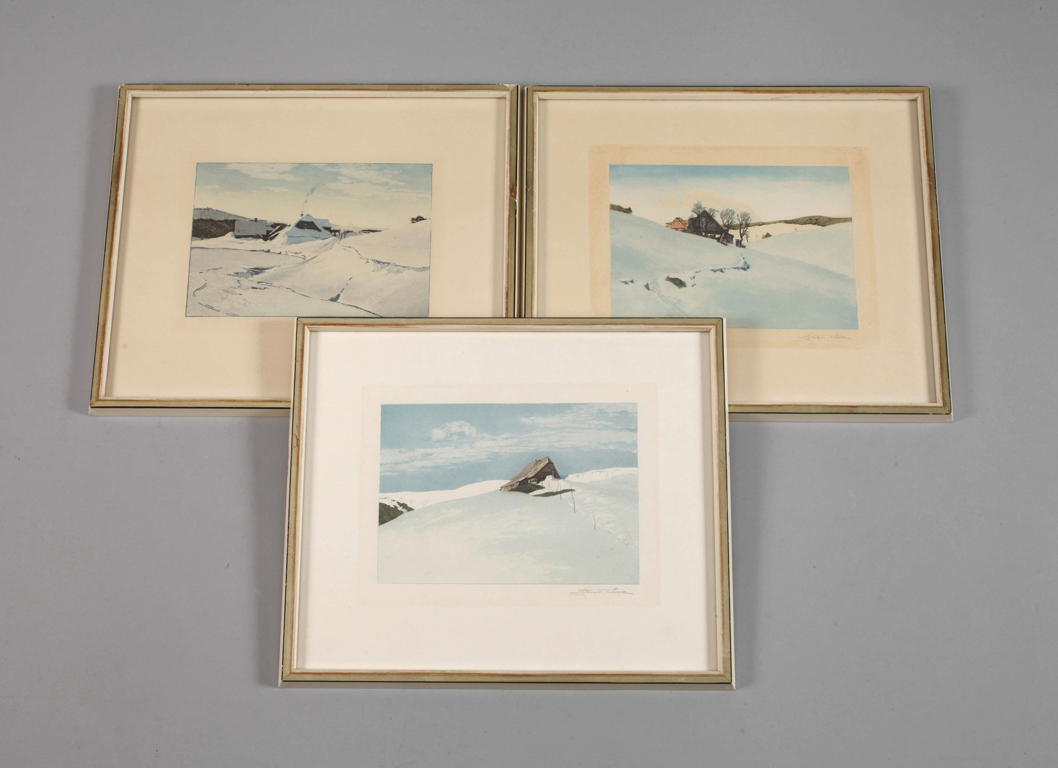 Friedrich Iwan, Drei Winterlandschaften