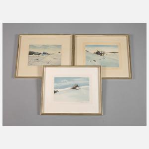 Friedrich Iwan, Drei Winterlandschaften