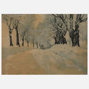 Friedrich Iwan, "Allee bei Landeshut"