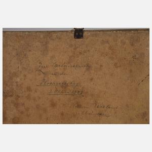 Prof. Hermann Stockmann, Im Biergarten